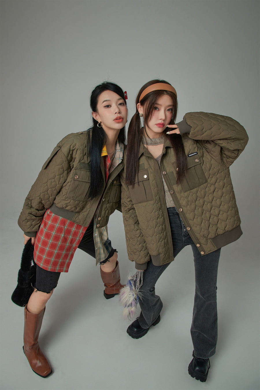 CHUU Treat You Better Big Pocket Cotton Padded Jacket