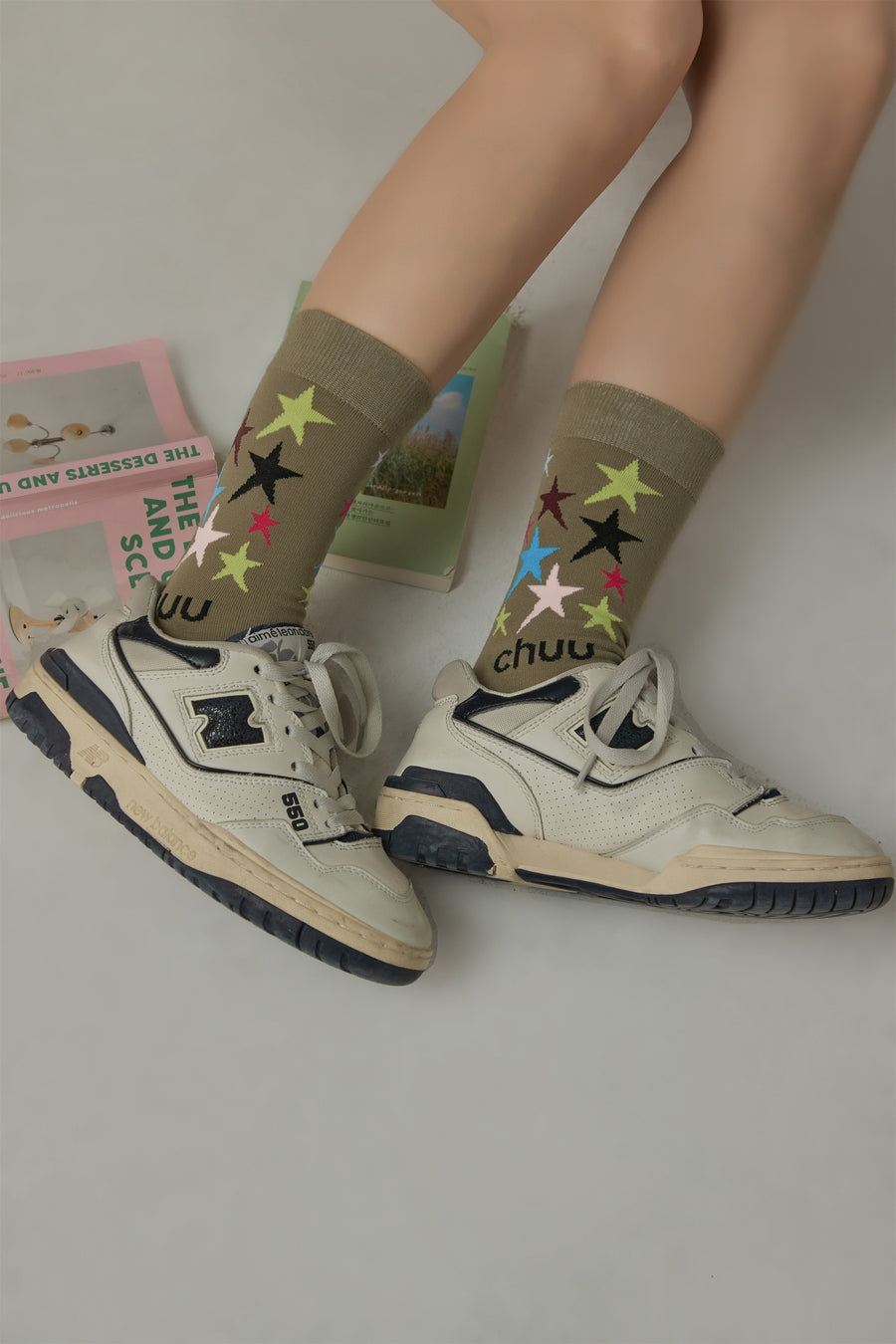 CHUU Many Stars Socks