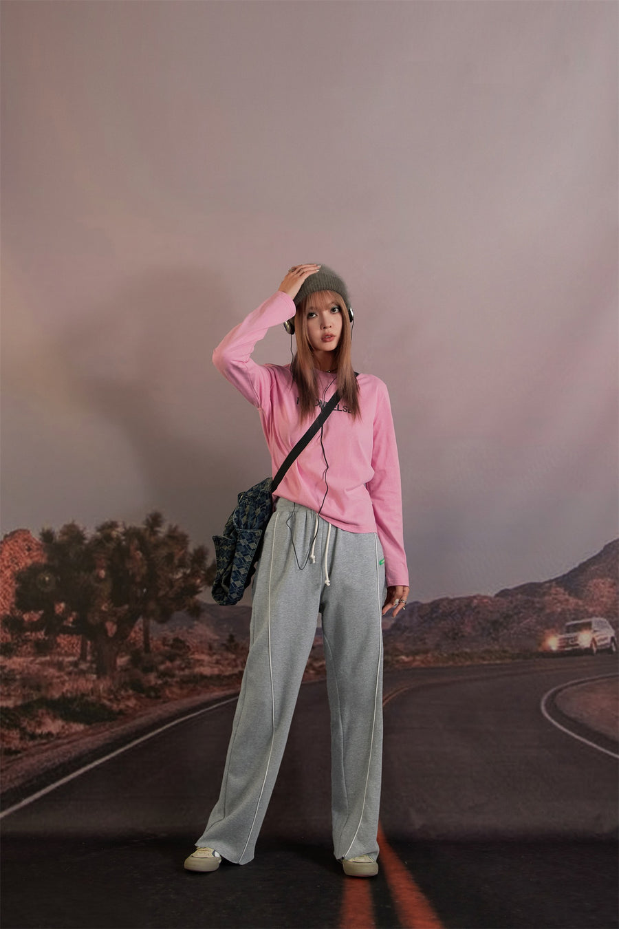 CHUU Wide-Leg Jogger Pants