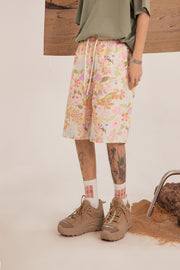 Vintage Flower Short Pants