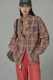 Vintage Check Loose Shirt