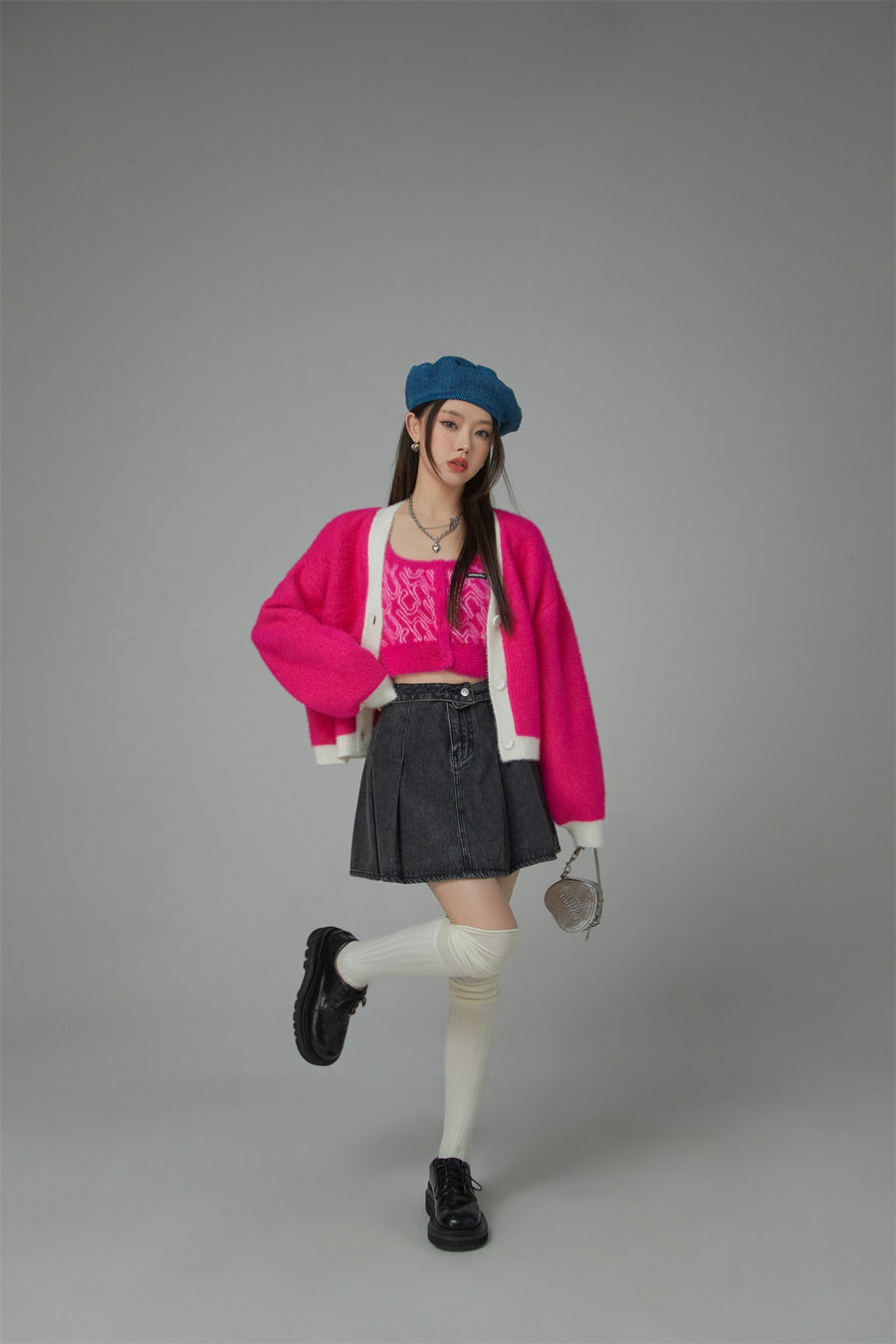 CHUU I Dream In Color V-Neck Knit Cardigan