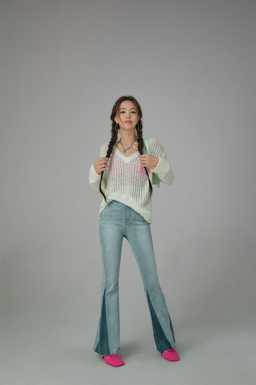 CHUU Diva Slim Bootcut Jeans