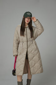 Cute Quilted Long Coat