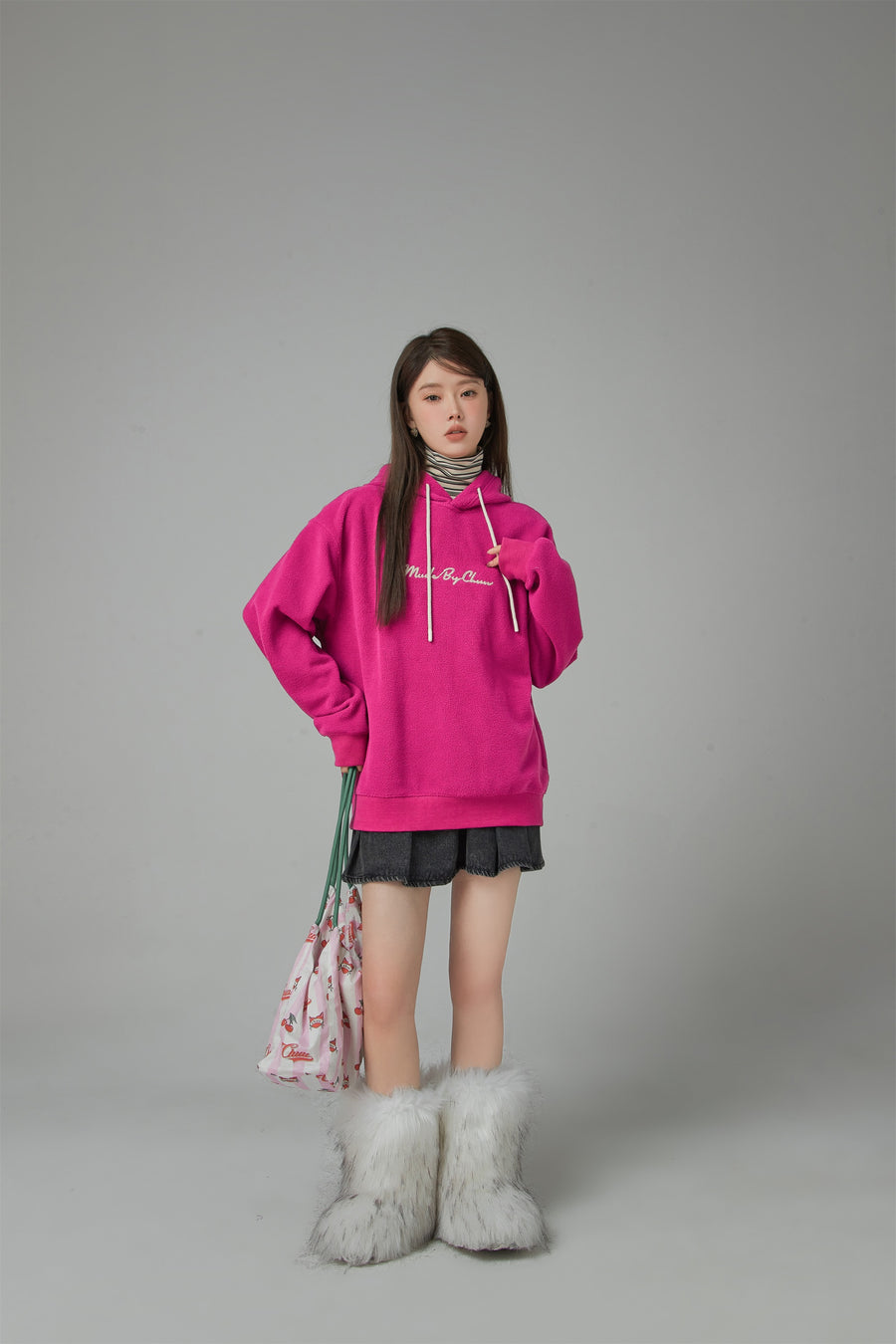 CHUU Candy Coated Fleece Hoodie