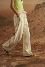 String Cargo Wide Pants