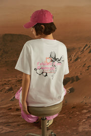 Butterfly Printed Back T-Shirt