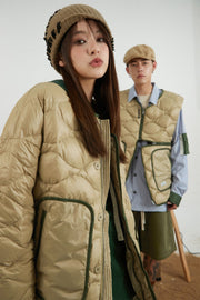 Wave Quilting Padded Jacket