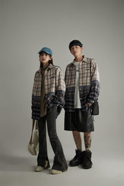 Flannel Check Oversized Shirt