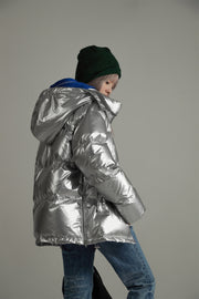 Space Hood Overfit Padding Jacket