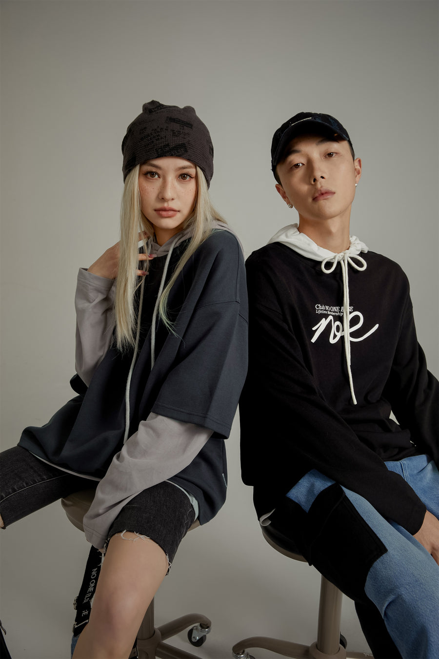 CHUU Club Noe Loose Fit Long Sleeve T-Shirt