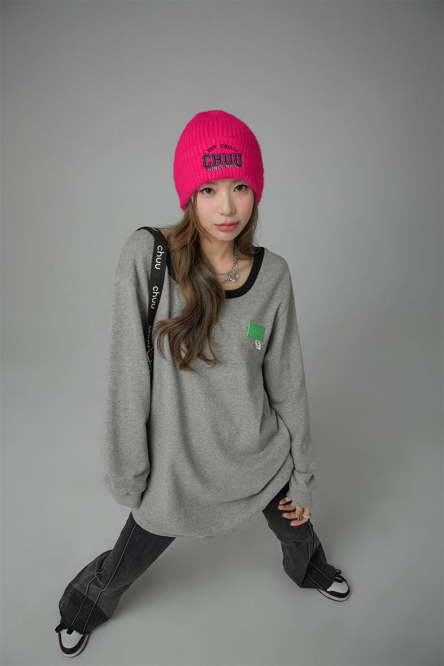 CHUU Chuu Embroidered Beanie