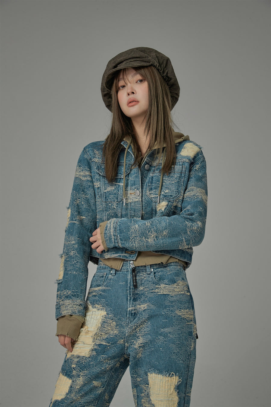 CHUU No Time For Wandering Denim Jacket