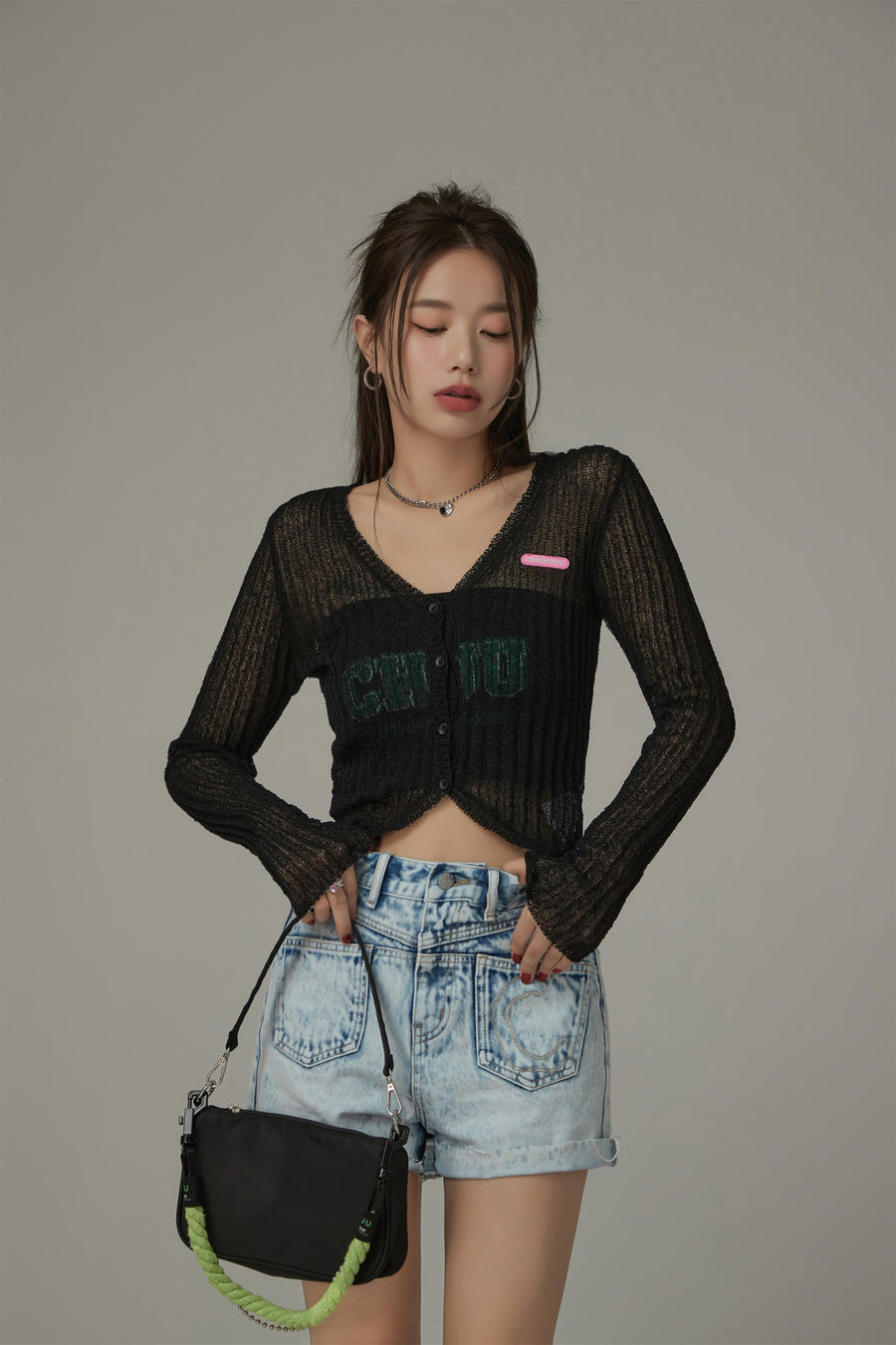 CHUU V-Neck Knit Cardigan