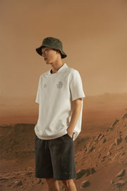 Star Circle Boxy Polo T-Shirt