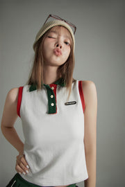 Polo Sleeveless Tennis Top