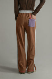 Color Matching Loose Fit Pants