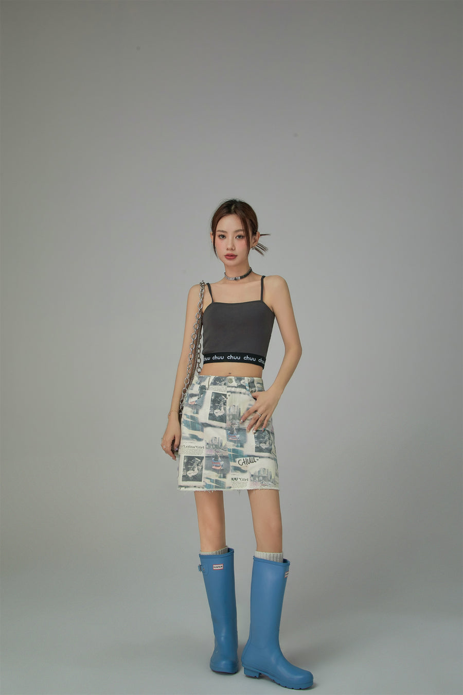 CHUU Vintage Chu Mini Skirt