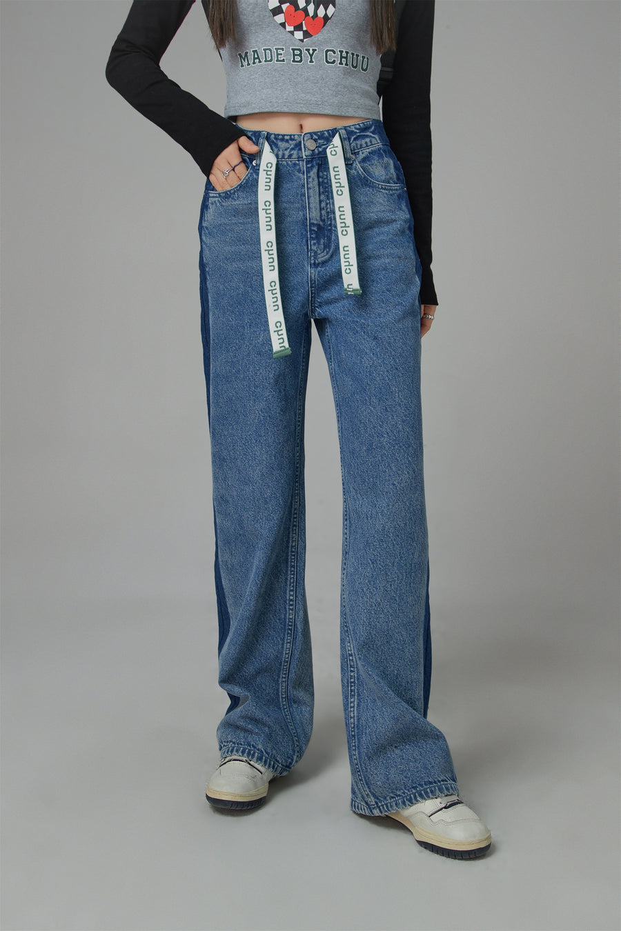 CHUU The Best Moments Wide Denim Pants