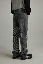 Noe Cool Design Straight Jeans