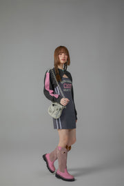 Diagonal Bolero Sweatshirt