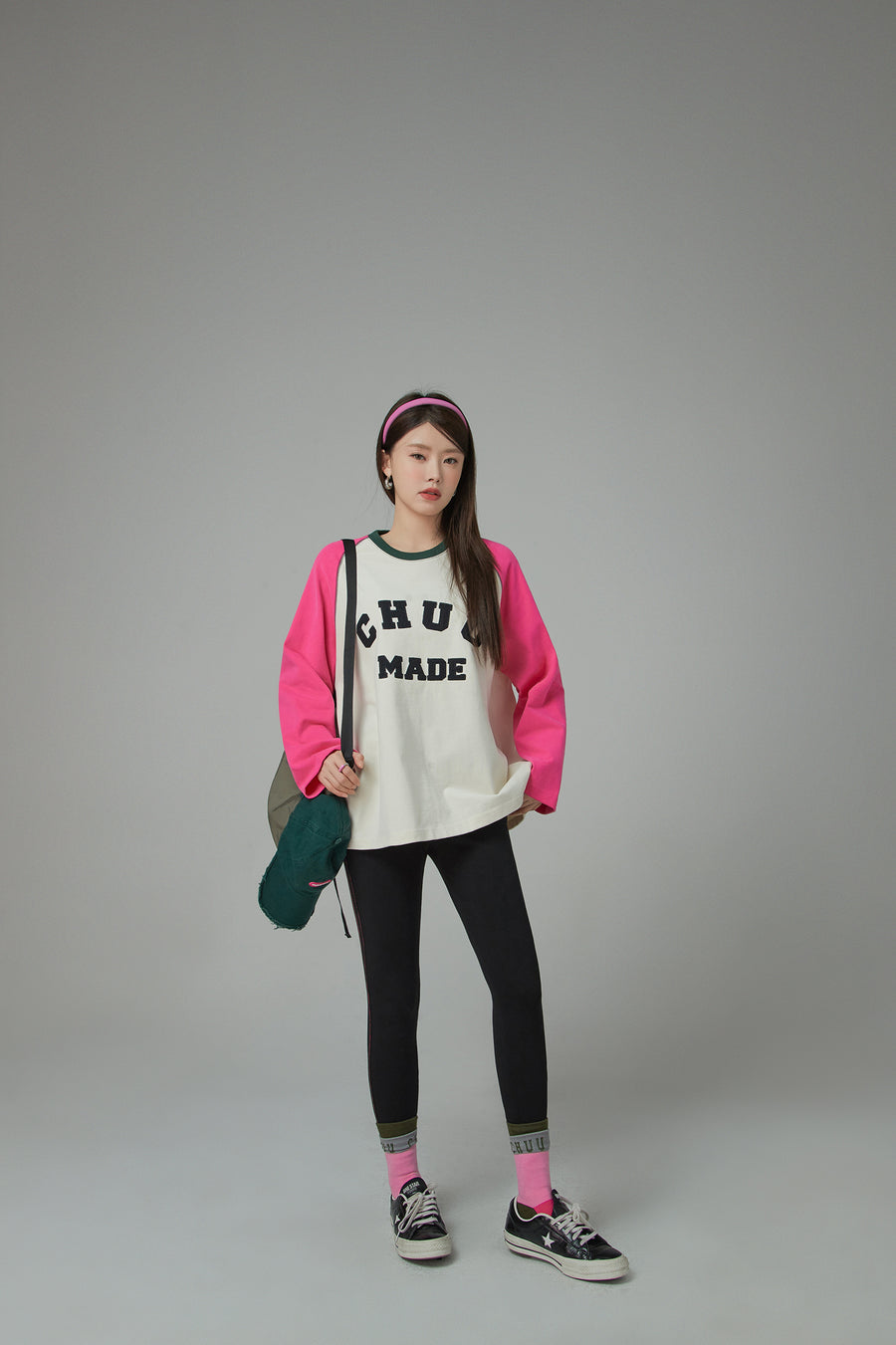 CHUU That Girl Raglan Round T-Shirt