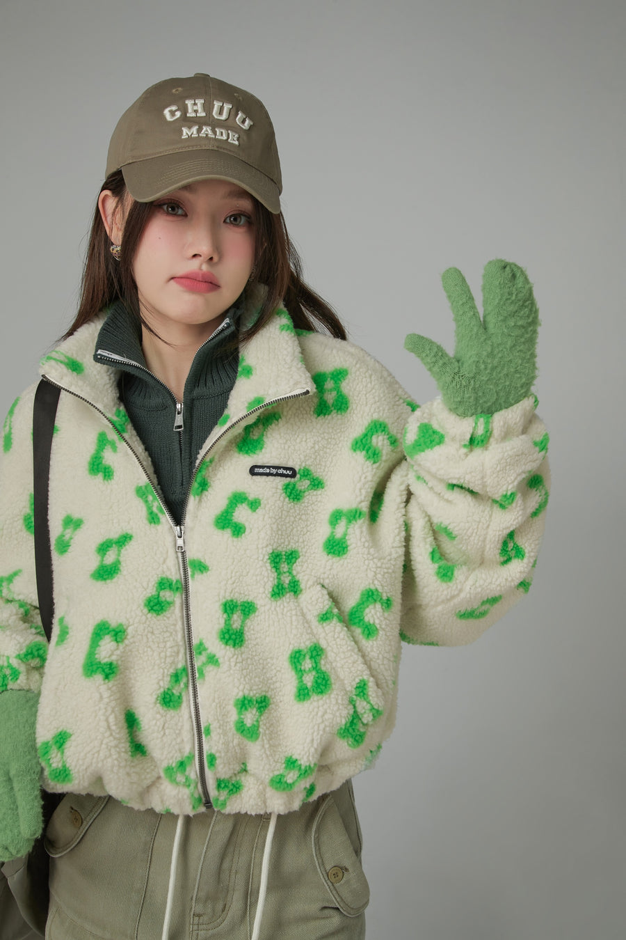 CHUU Chuu Softy Zip-Up Jacket