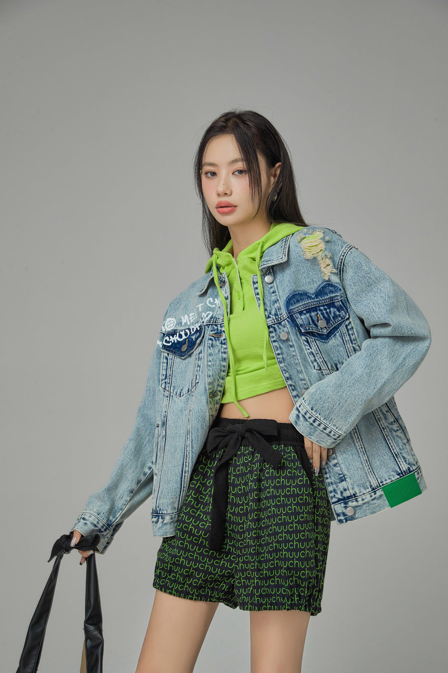 CHUU Message In A Bottle Shorts