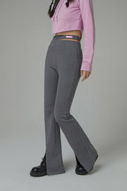 Split Slim Pants