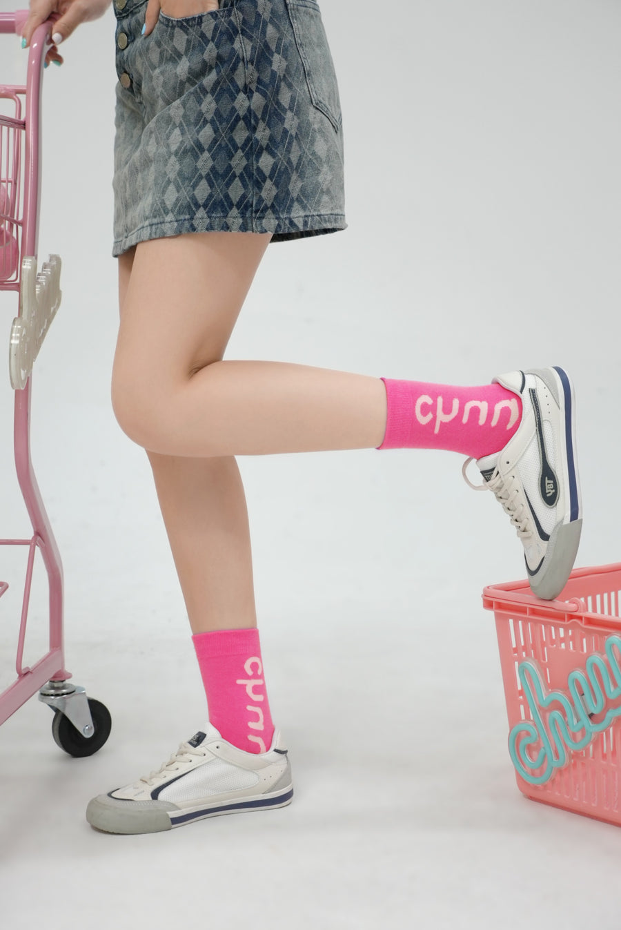 CHUU Mirrored Chuu Made Ankle Socks