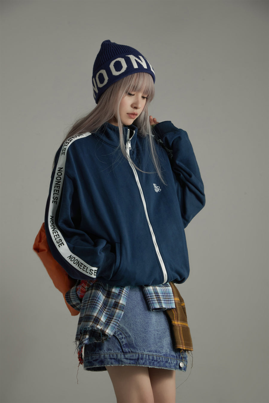 CHUU High-Neck Zip-Up Jogger Jacket