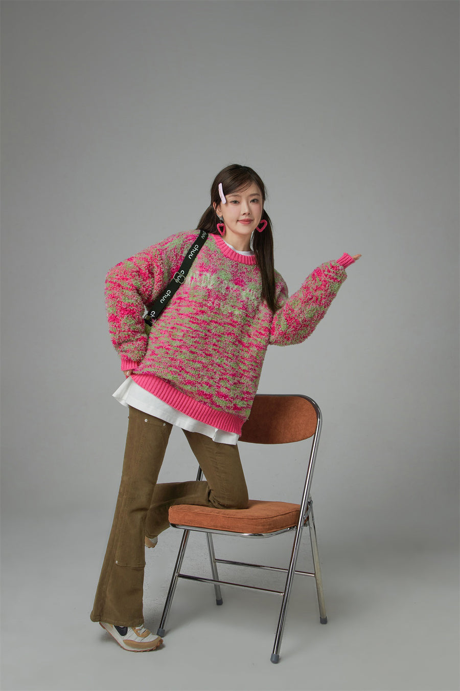 CHUU Like Serendipity Loose Fit Knit Sweater