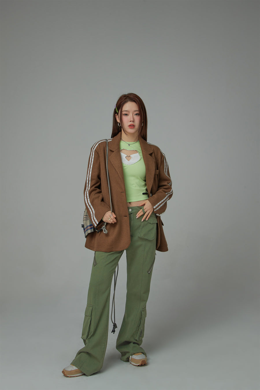 CHUU You Can Not Stop Me High-Waisted Cargo Pants