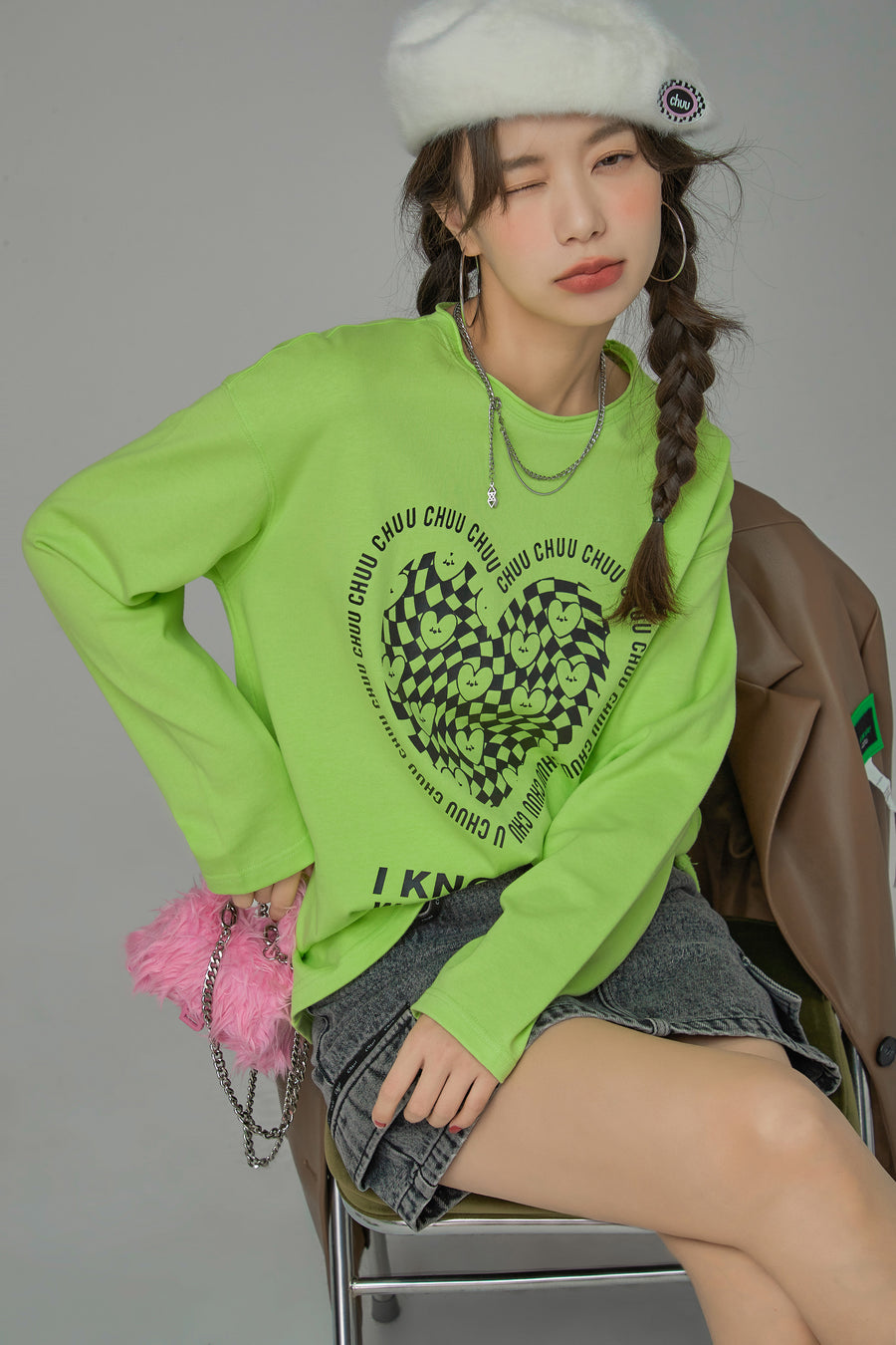 CHUU I Know Now What I Want Sweatshirt