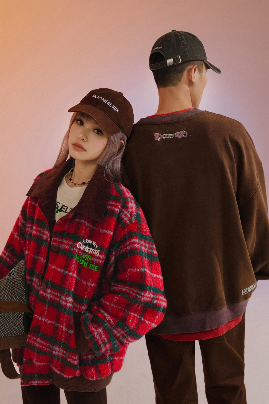 CHUU Vintage Check Loose Fit Jacket