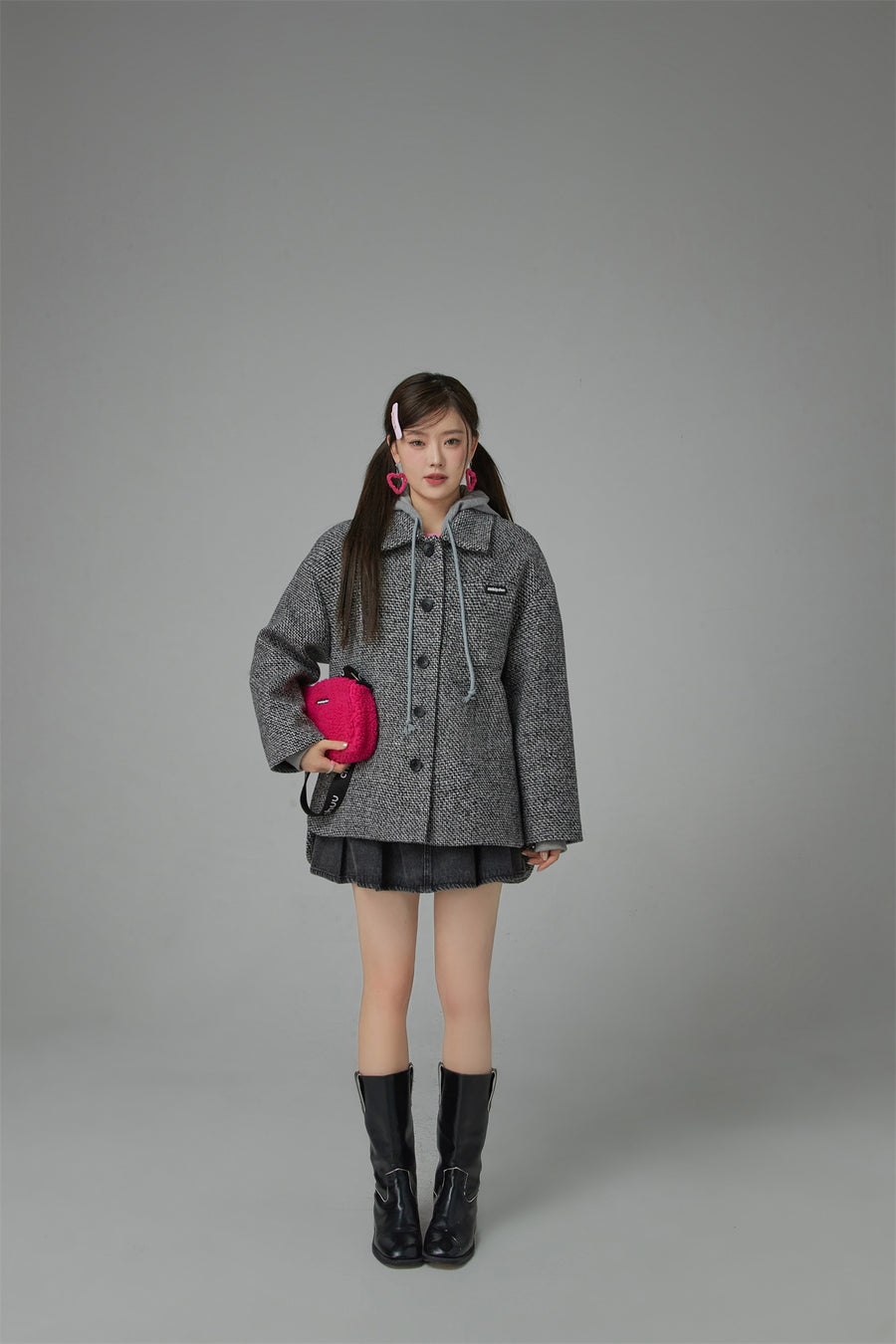 CHUU London Vibes Loose-Fitting Short Coat