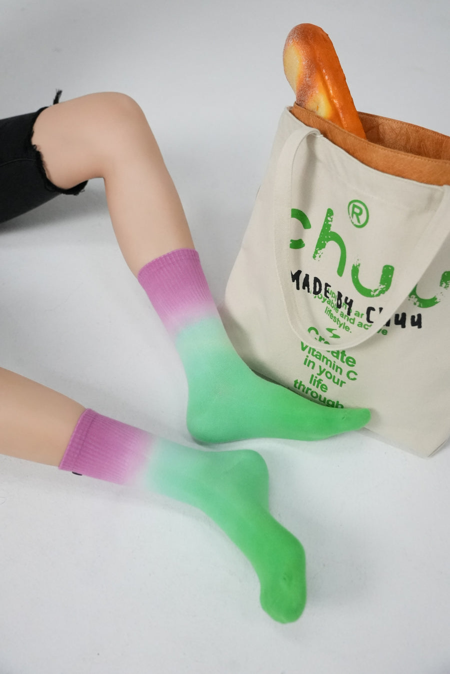 CHUU Gradient Long Socks