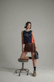 Noe Club Two Toned Sleeveless T-Shirt