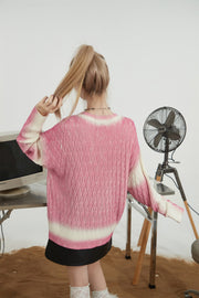 Make It Noe Lettering Knit Sweater