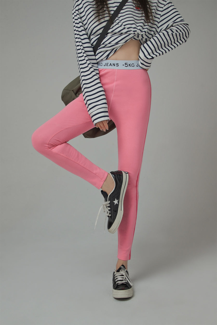 CHUU '-5Kg Jean Waistband Leggings