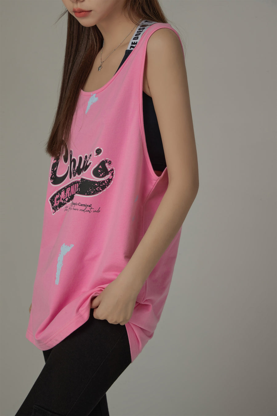 CHUU Carnival Loose Fit Sleeveless T-Shirt