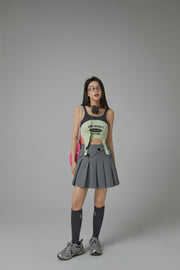 Size Doesnt Matter Sleeveless Crop Top