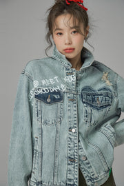 Should I Be Surprised Denim Jacket