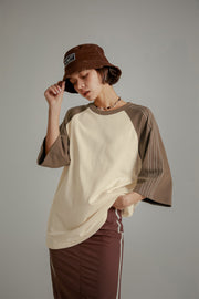 Basic Raglan Color T-Shirt