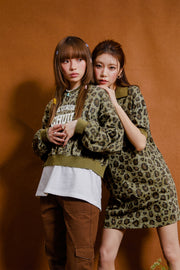 Leopard Chuu Matter Loose Fit Sweatshirt