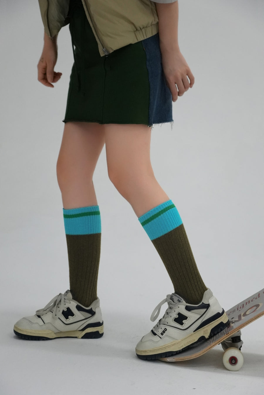 CHUU Color Matching Knit Socks