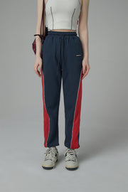 Contrast Colors Jogger Pants