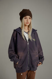 Magic Academy Gradient Zip-Up Hoodie