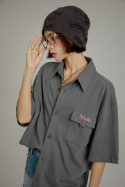 Embroidered Pocket Shirt