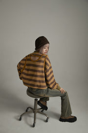 Stripe Loose Fit Sweatshirt